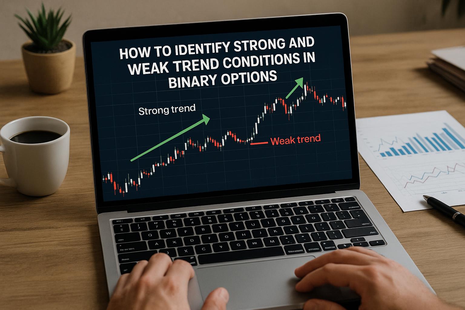 How to identify strong and weak trend conditions in binary options