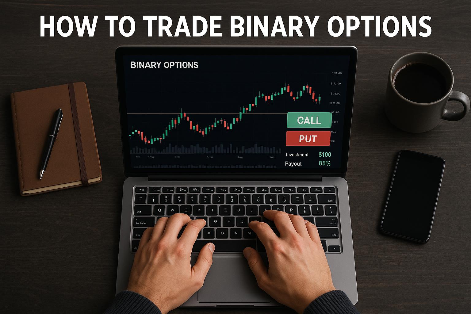 How to trade binary options with a top down chart view